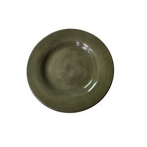 Set of 3 ESPANA Olive Green Hand Made Southwest Style 8.5" Salad Plates